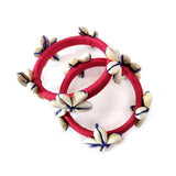 Handmade Thread Work Shell Jewellery Set - Aesthetics Designer Label