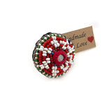 Kutchi beadwork rings - Aesthetics Designer Label