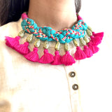 handmade choker necklace for navratri