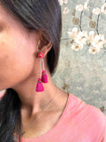 Handmade Potli Tassels Hanging Earring