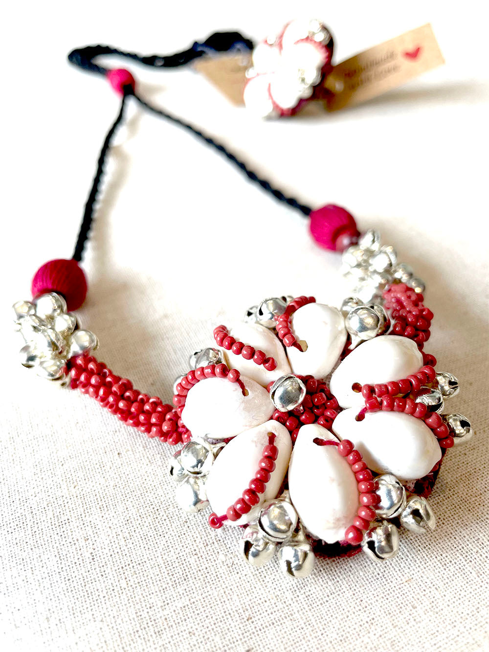 handmade kaudi necklace
