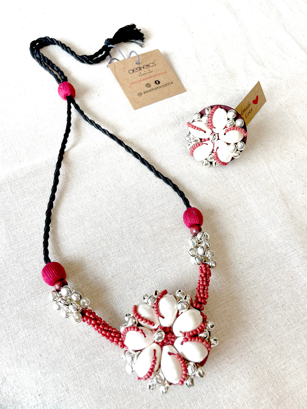 kaudi shell necklace set