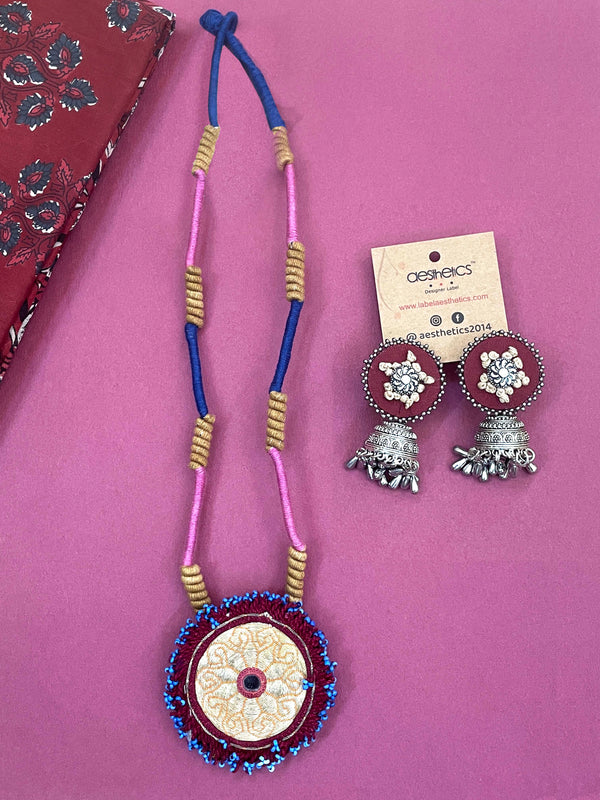 handmade necklace set for navratri