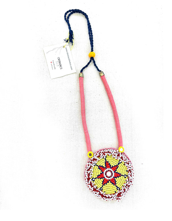 Kutchi work beaded necklace - Aesthetics Designer Label