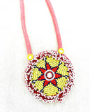 Kutchi work beaded necklace - Aesthetics Designer Label