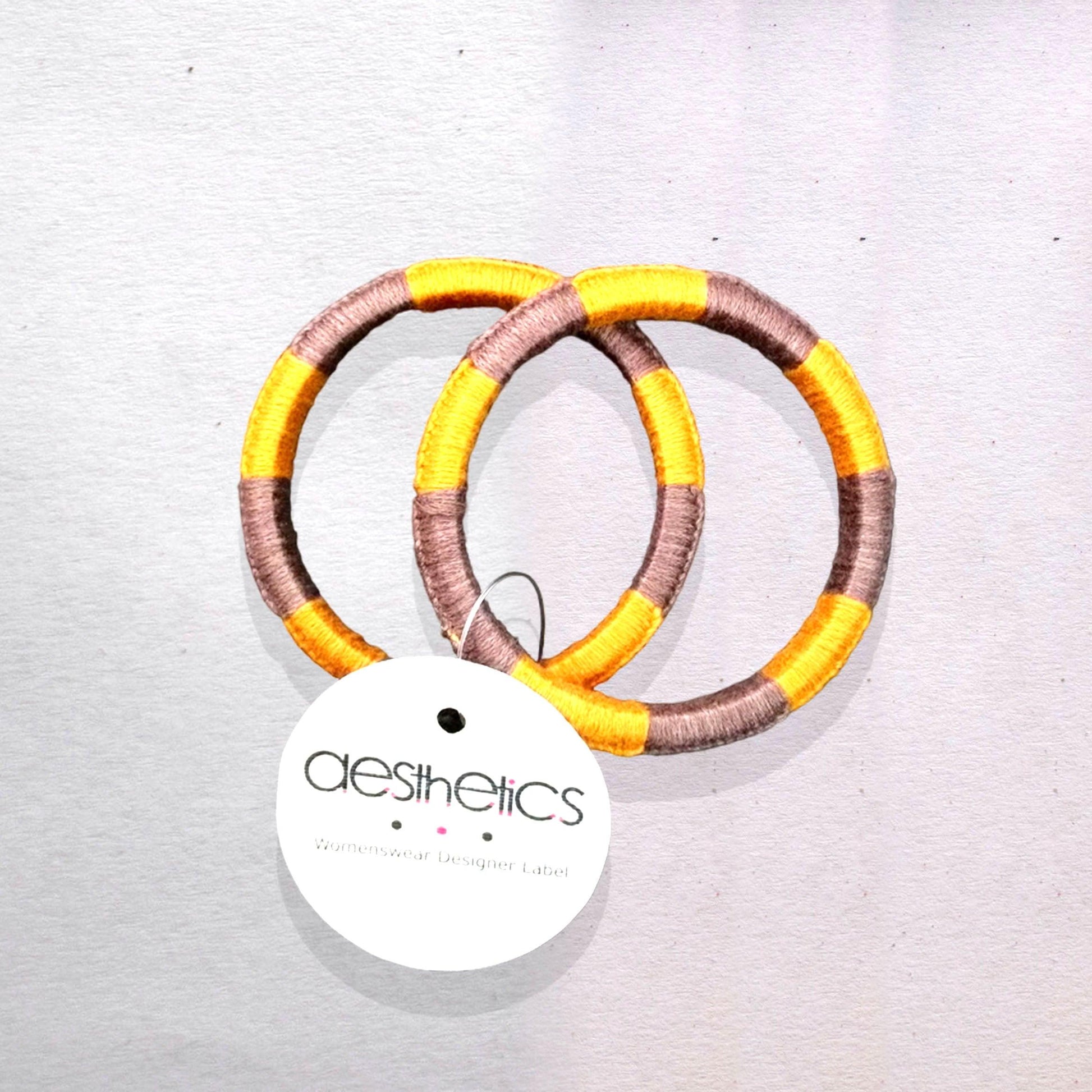 two color thread work bangles