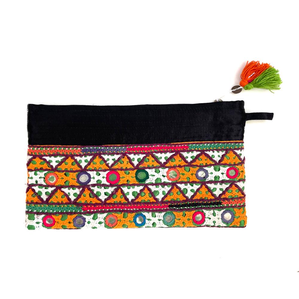 hand embroidery wallet pouch